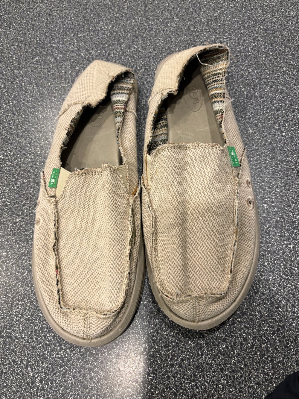 Sanuk Donna Hemp 10 ladies shoes